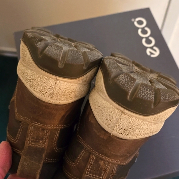 Ecco Womens Brown Leather Hiking Boots, Size 36 (5-5 1/2) - Picture 8 of 9